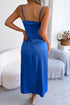 'Qiturah' Satin Midi Dress - Celes Fashion